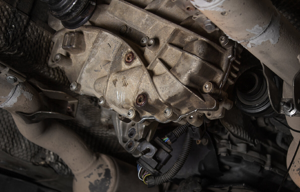 Раздатка на автомобиле 