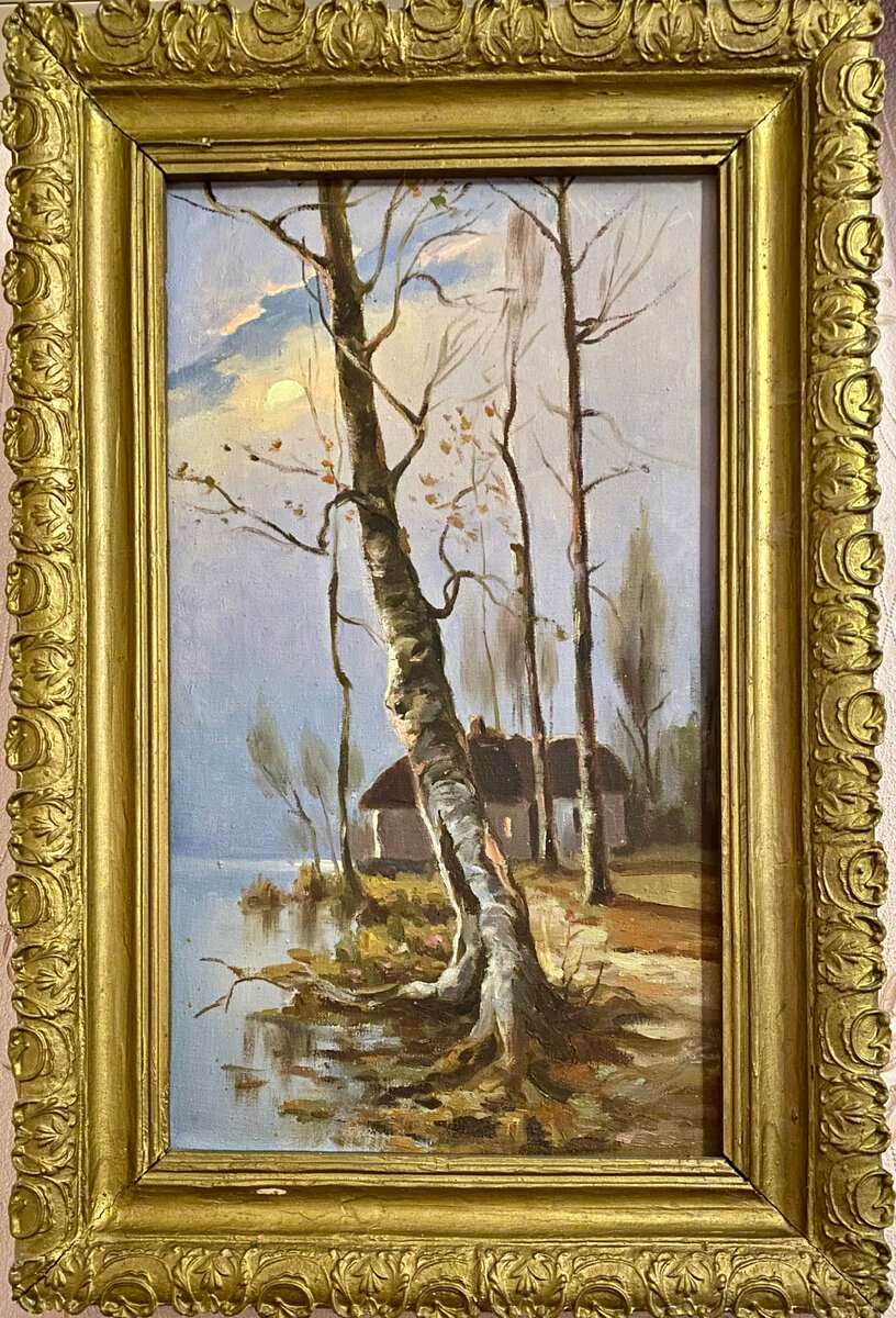 Эта одна из парных, висящих в спальне. Они, кажется, не меняли своих мест. Обе примерно 1мх60см