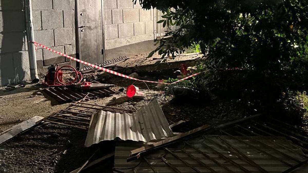    На месте обрушения балкона в Сочи© Фото : Прокуратура Краснодарского края