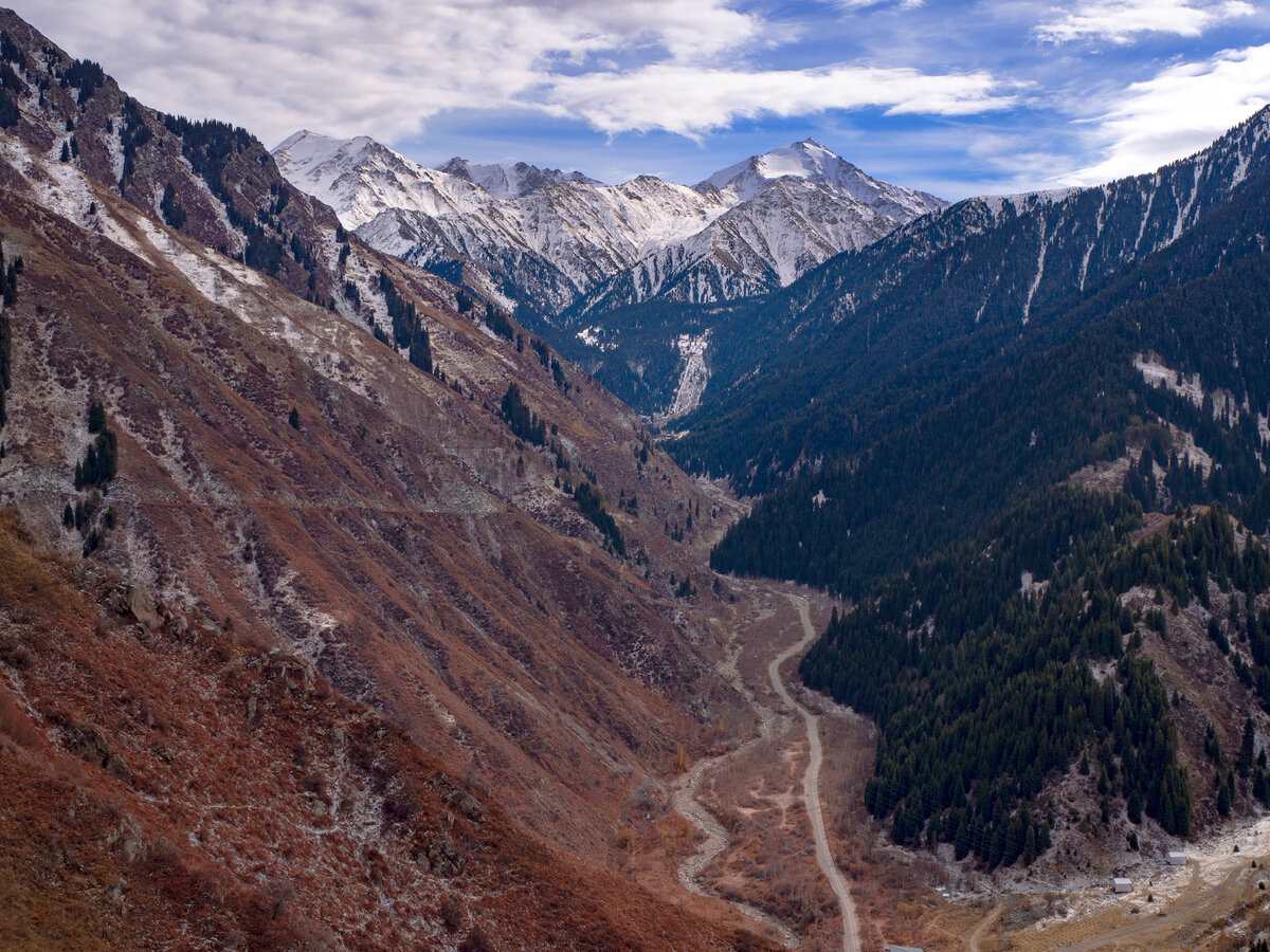 Одно из главных преимуществ Алматы - горы и красивая природа. Фото автора