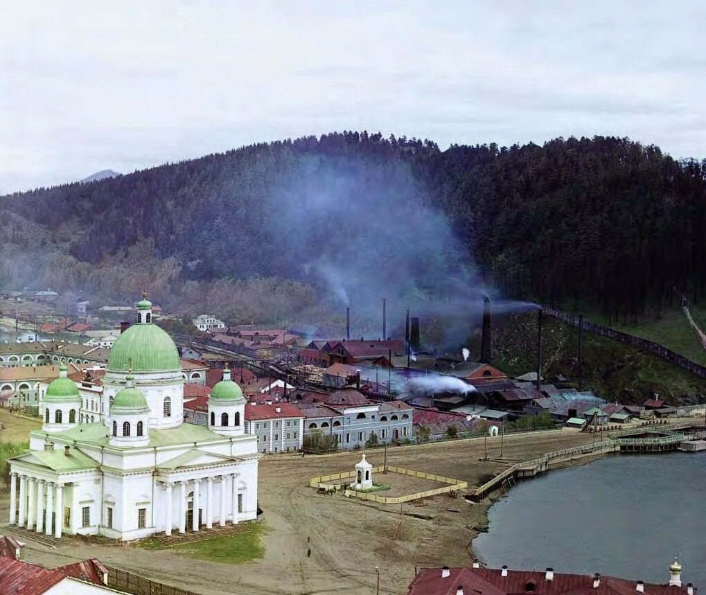 С. М. Прокудин-Горский. Златоустовский завод. 1909г.