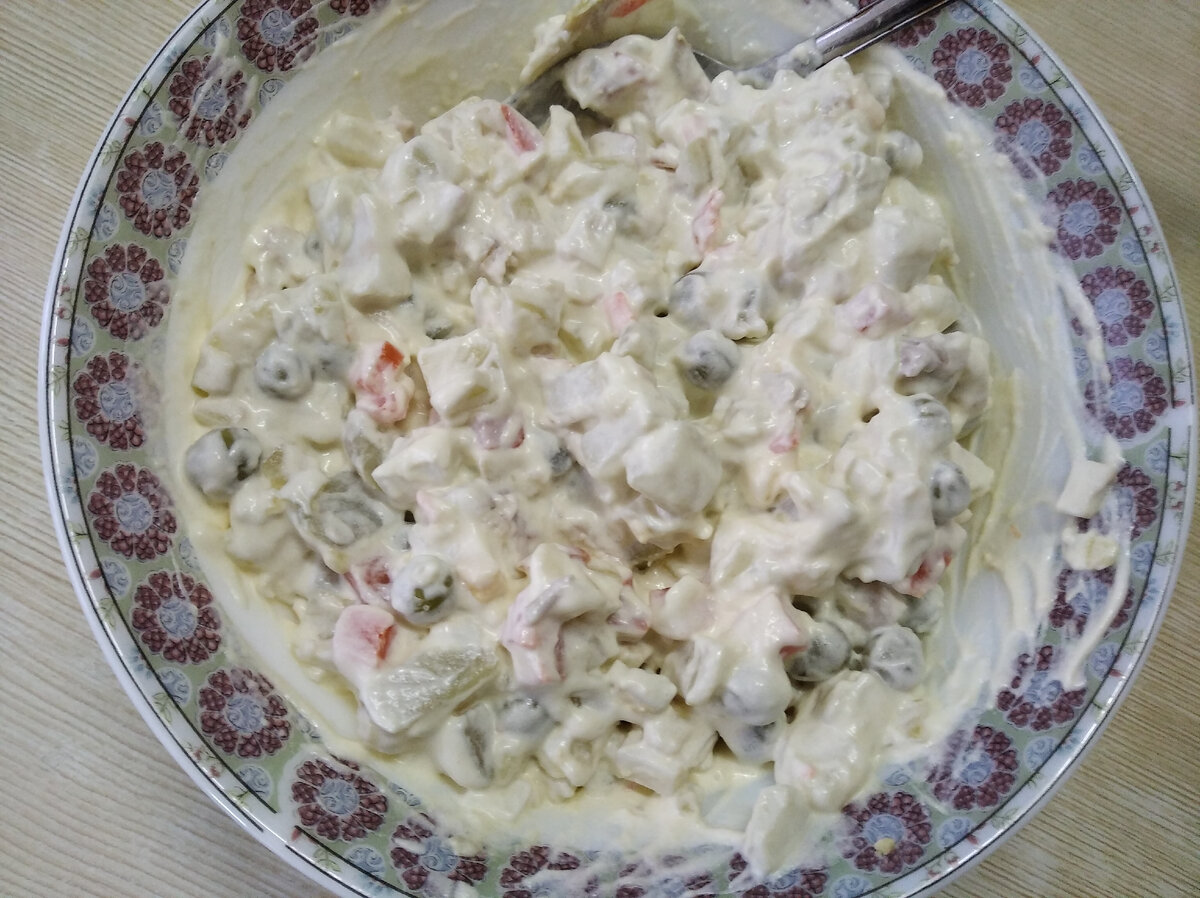 заправлять будем только сметаной