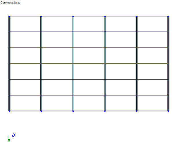 Рис. 2.1 Схема расположения прогонов