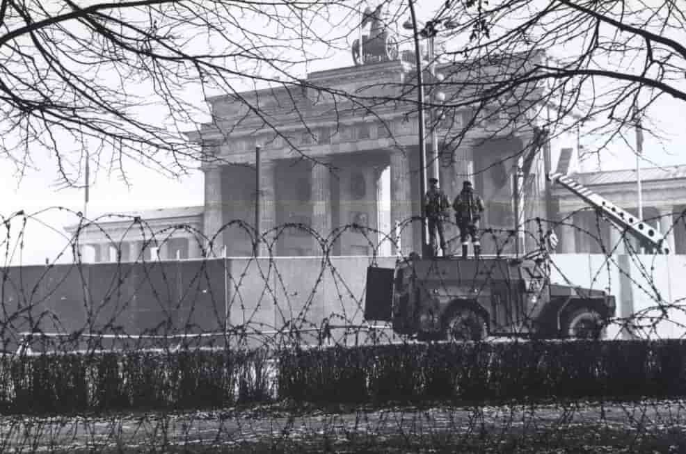 Бранденбургские ворота в августе 1961 года