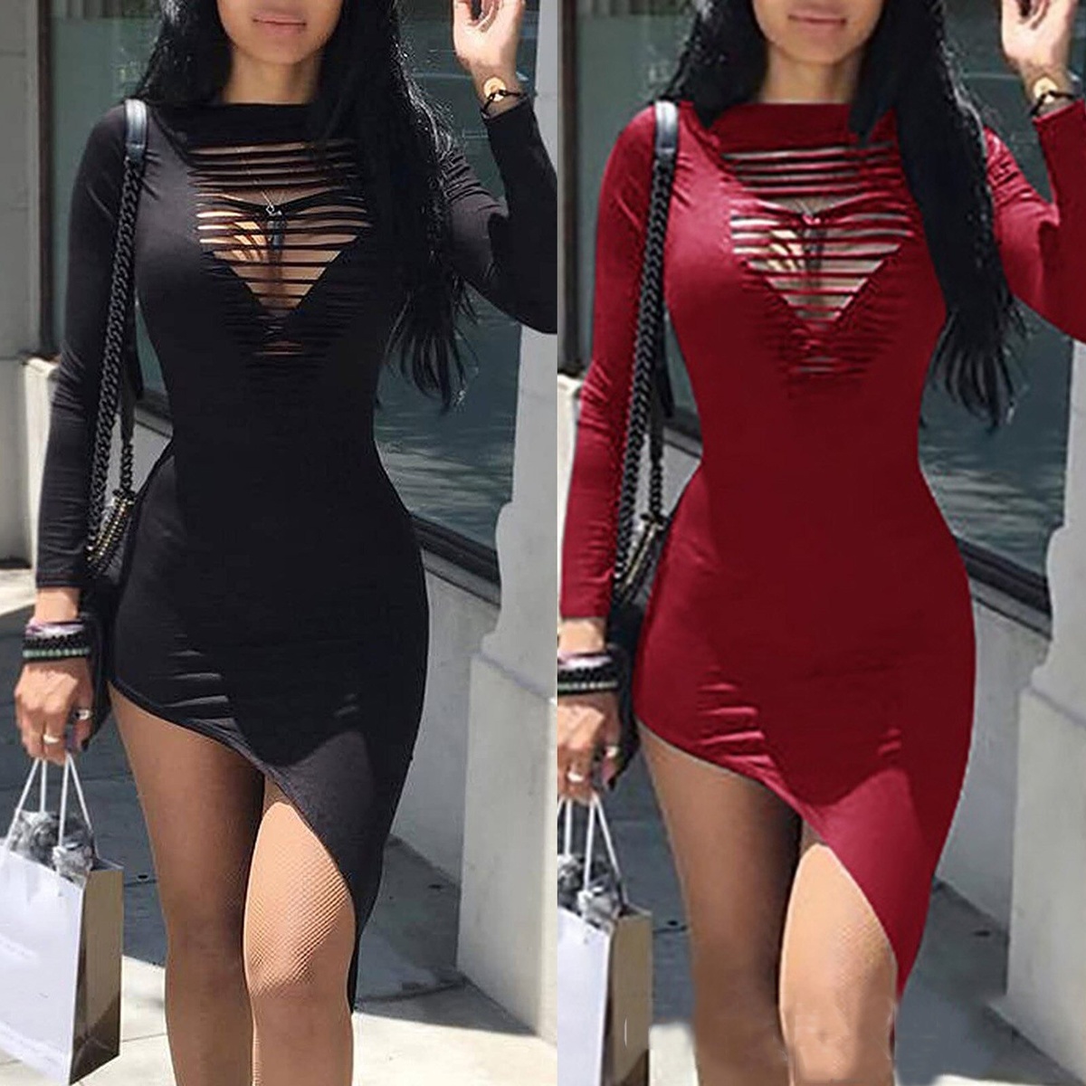 Облегающее платье