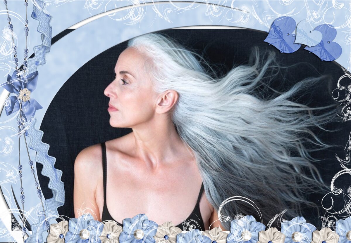 Седые волосы - символ уверенности в себе