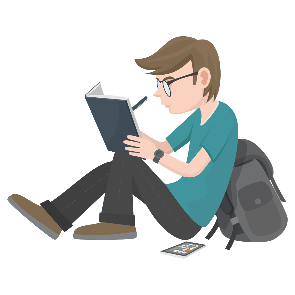 Пишущий человек. He is writing it. Write мультяшный. Ребенок делает домашнее задание. He is writing it.