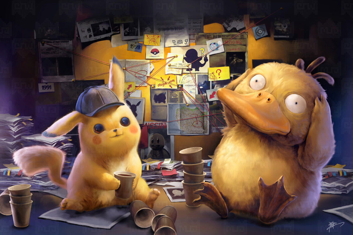 Покемон детектив 2. Покемон детектив Пикачу. Покемон детектив Пикачу Pokemon Detective Pikachu. Псидак детектив Пикачу.