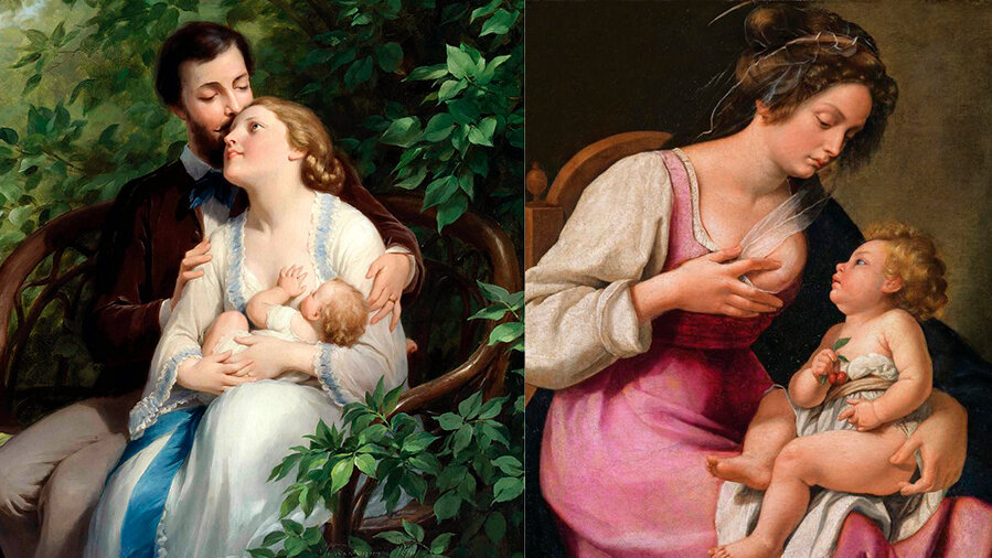 Попозировав для инстаграма, аристократки отдавали детей кормилицам