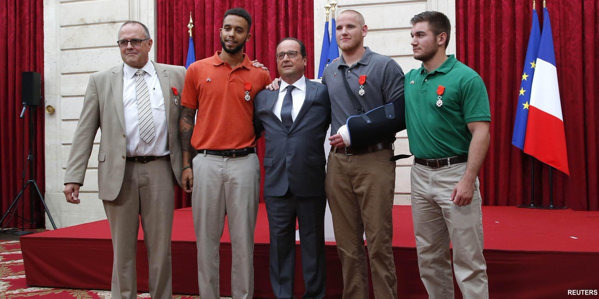 Награждение орденами Почетного легиона