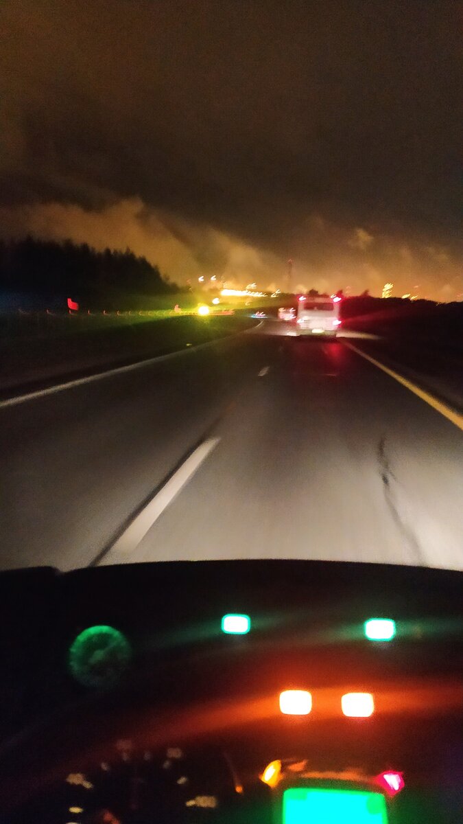 Ночная дорога. Ярославское шоссе. 