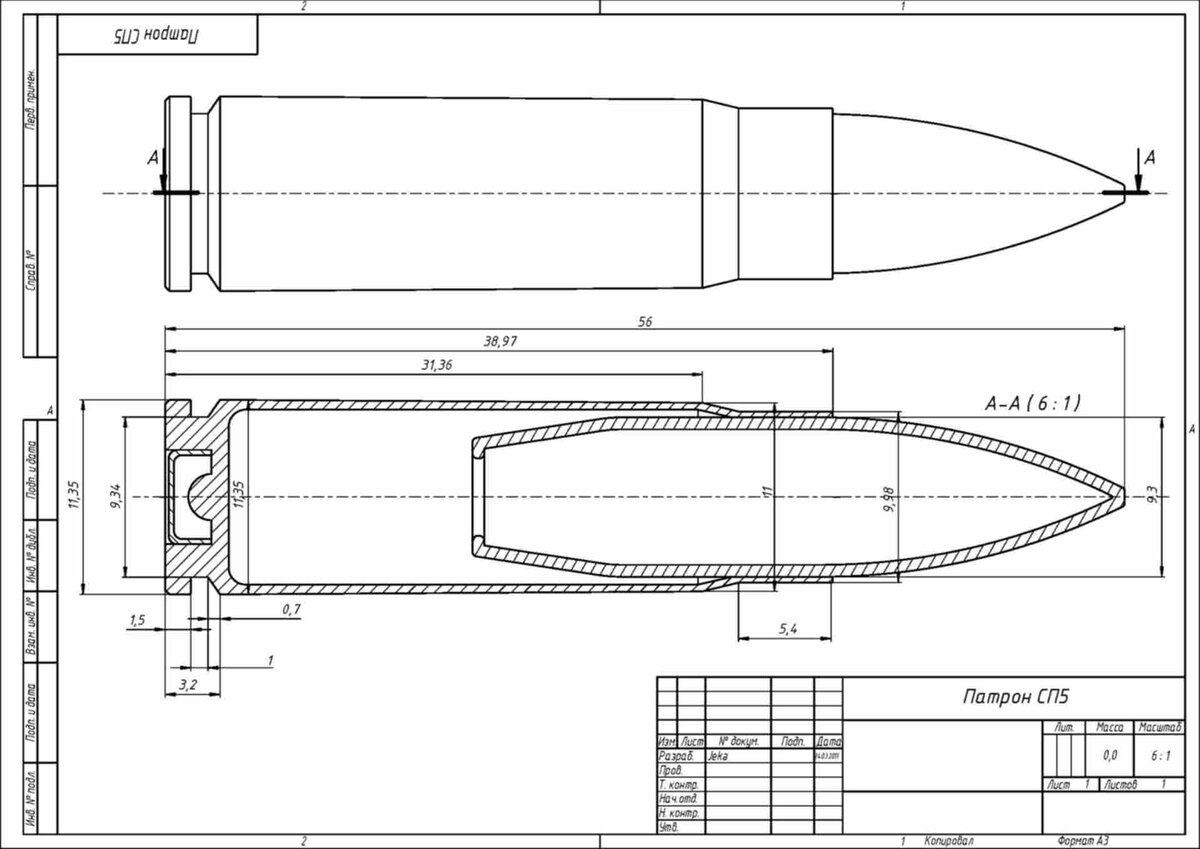 Чертеж смена калибра на 7 62 366 ТКМ: немного истории girlguns Дзен