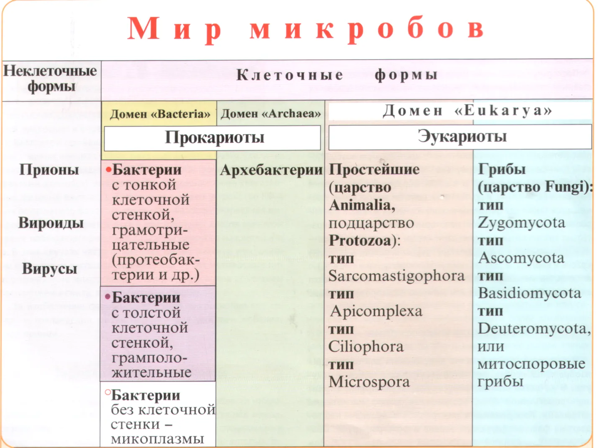 К клеточным формам относятся. Мир микробов таблица. Формы жизни клеточные и неклеточные таблица. Формы жизни таблица. Клеточные и неклеточные таблица.