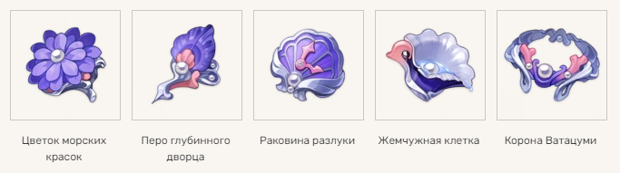 2 артефакта - Повышает бонус лечения на 15%. 4 артефакта-Экипированный этим набором артефактов персонаж при лечении соратников создаёт на 3 сек. Пузырь морских красок. Пузырь регистрирует восстановленное при лечении HP (в том числе избыточные, когда лечение превышает максимум здоровья). После окончания действия Пузырь взрывается и наносит окружающим врагам урон в размере 90% учтённого объёма лечения (урон рассчитывается так же, как для эффектов Заряжен и Сверхпроводник, но на него не действуют бонусы мастерства стихий, уровня и реакций). Пузырь морских красок можно создавать не чаще, чем раз в 3,5 сек. Пузырь может записать до 30 000 восстановленных HP, в том числе HP избыточного лечения. Для отряда не может существовать больше одного Пузыря морских красок одновременно. Этот эффект действует, даже если персонаж, экипированный набором артефактов, не находится на поле боя.
