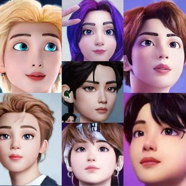 BTS as Disney Princes