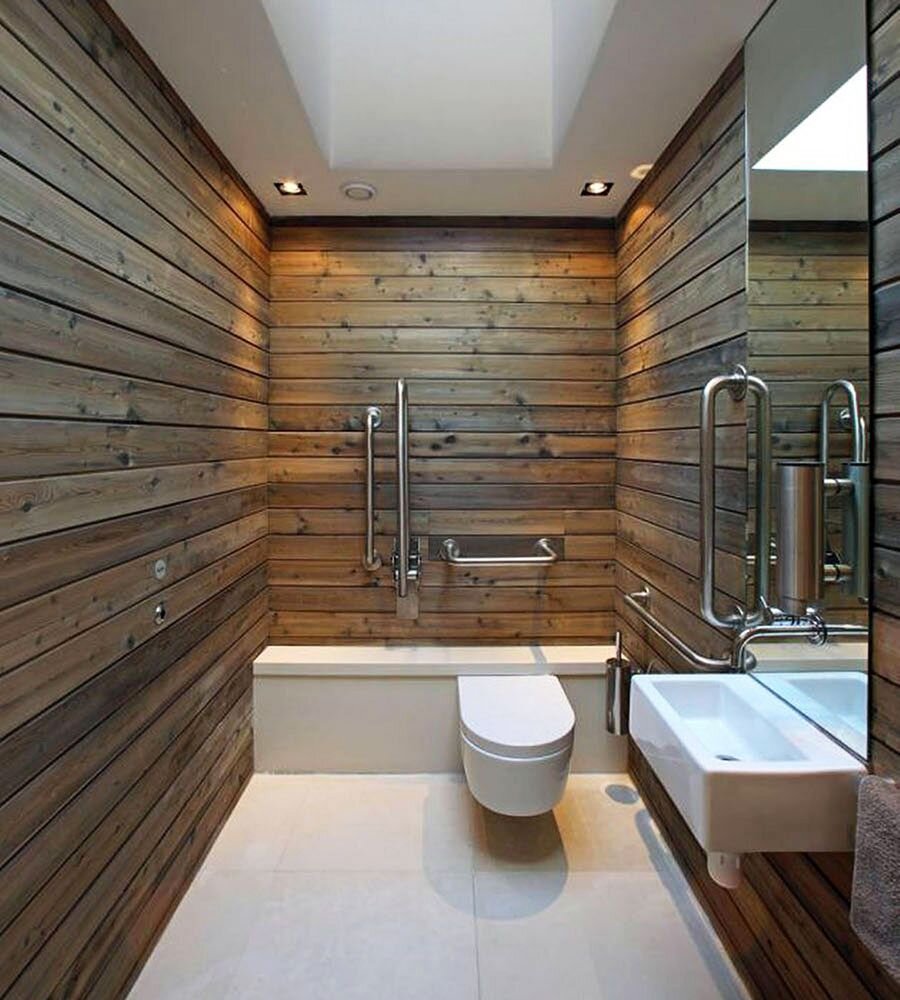 Дизайн и отделка ванной комнаты и туалета фото