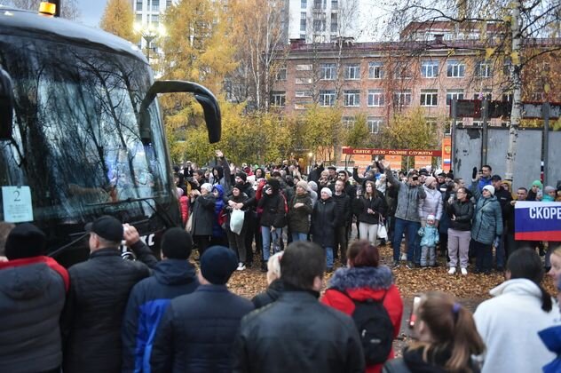    Проводы мобилизованных в Удмуртии пресс-служба правительства Удмуртии