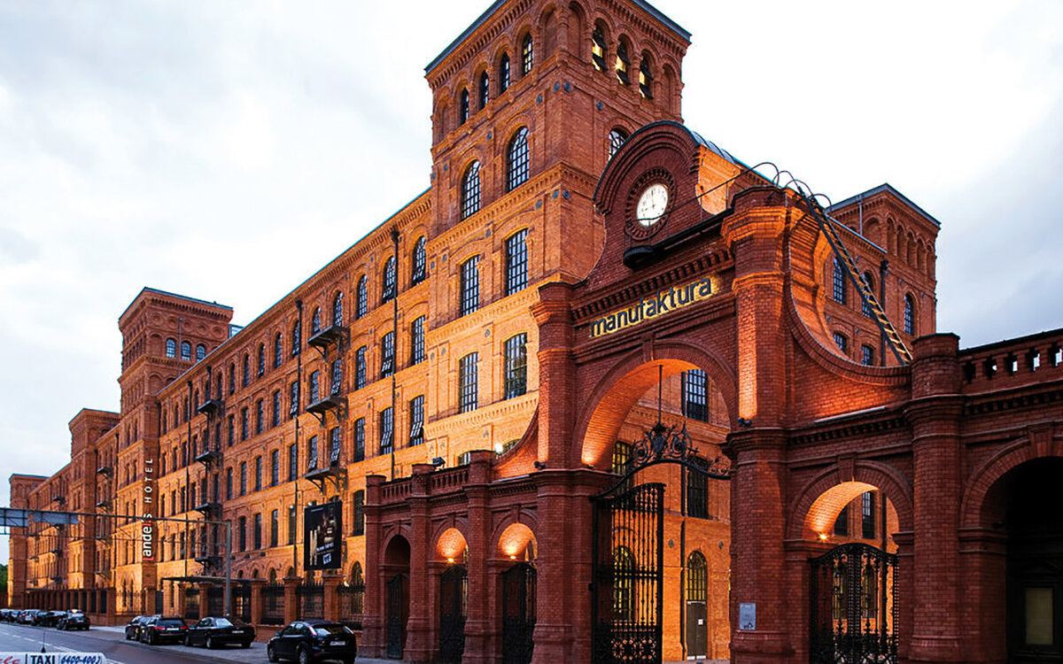 Мануфактура, торговый центр, Лодзь.
