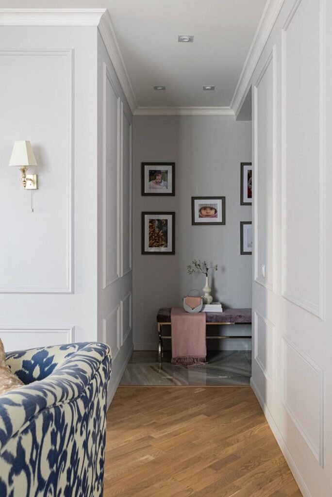 Элегантная классика и уютный прованс. Перепланировка квартиры в старом жилом фонде