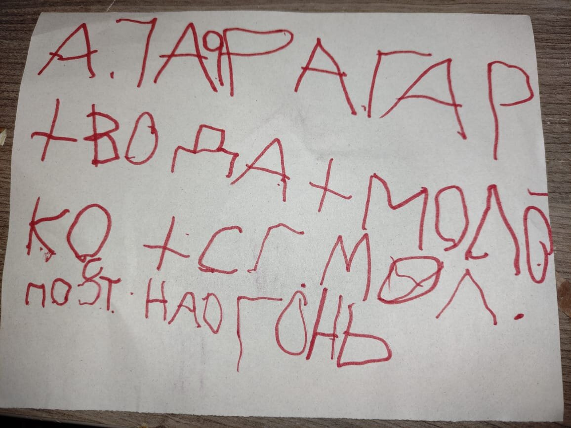 Рецепт изготовления шоколадного батончика. 