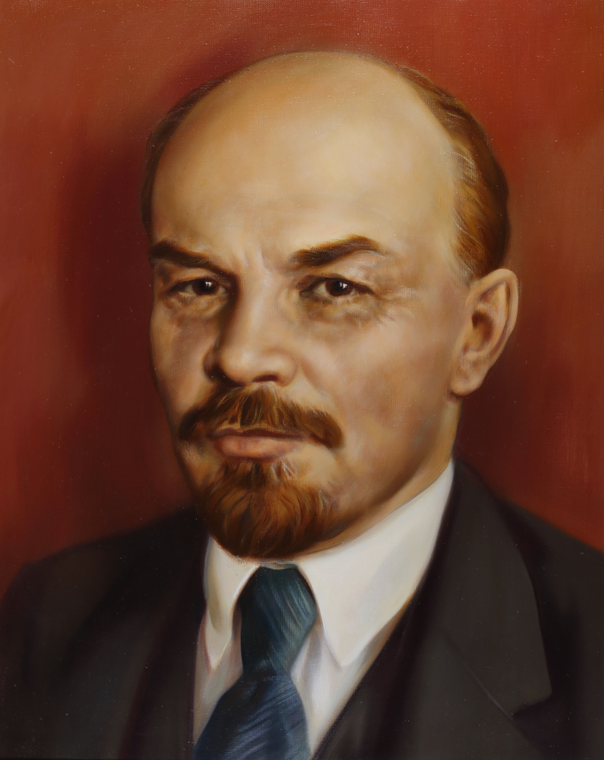 Толкач А.В. В.И. Ленин. 1989 Из коллекции Пермской художественной галереи.