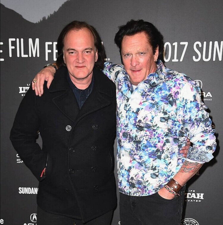 Майкл Мэдсен и Квентин Тарантино