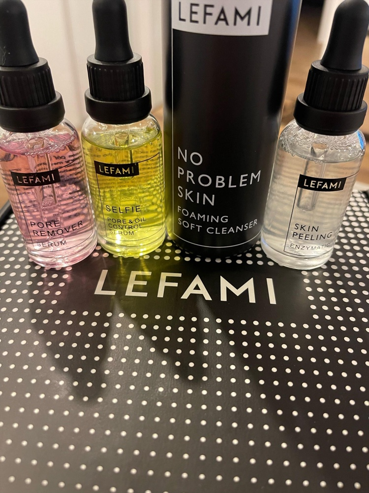 Набор для ухода за кожей с расширенными порами Lefami + подарок - сыворотка для ухода за кожей вокруг глаз 