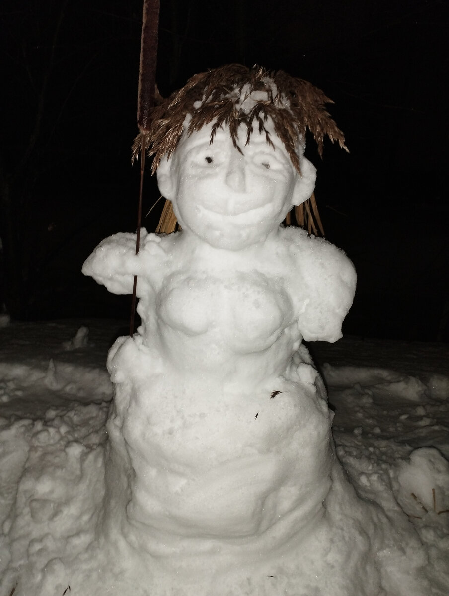 Фото автора. Снежная Матрёна