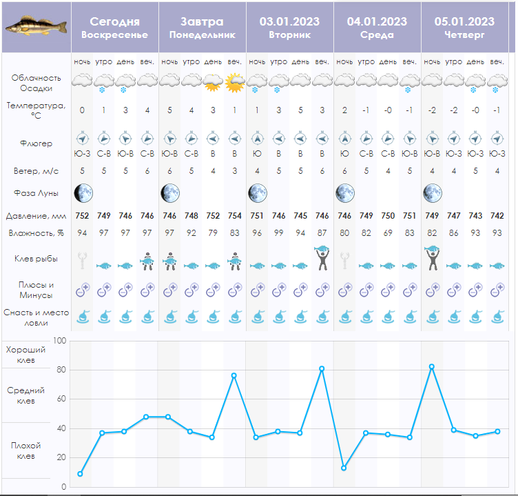 Есть надежда на вечернего судака.