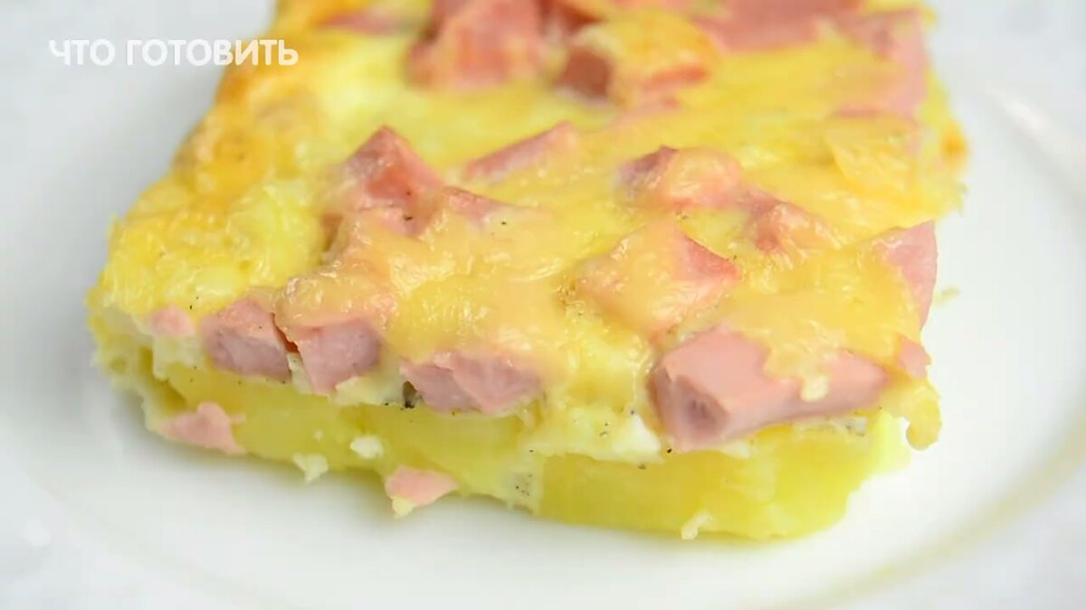 Жареная картошка с сосисками