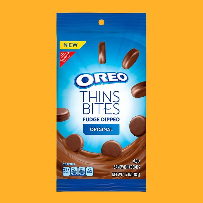 Fudge-Dipped Oreo Thins Bites oreo