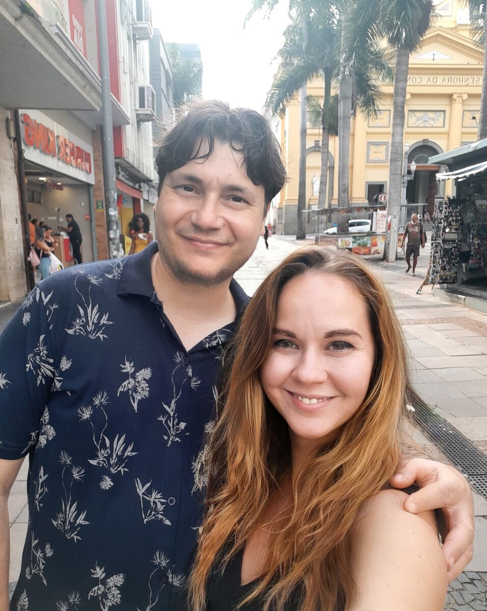 Мы с Элио. Как раз, вчера.