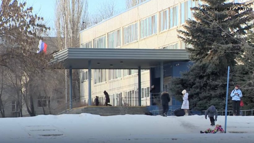   Кадр из видео в Telegram-канале «Володин Саратов»
