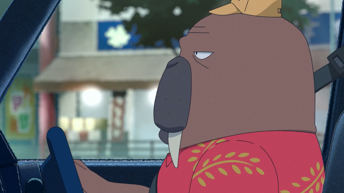 Морж-таксист Хироси Одокава из аниме «Случайное такси».