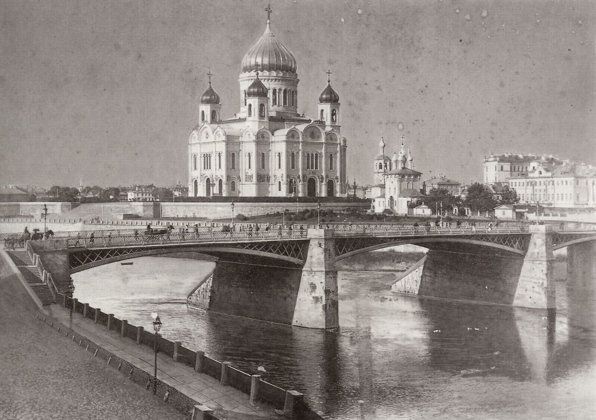 Храм Христа Спасителя в Москве 1900