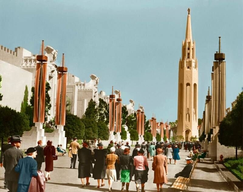 «Международная выставка Золотых ворот» в Сан-Франциско. 1939 год и «Башня солнца» 