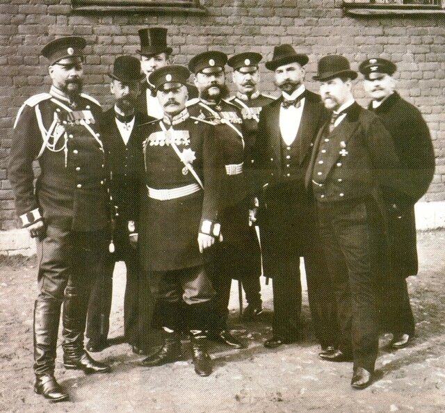 Группа чинов полиции. Российская Империя, начало XX века