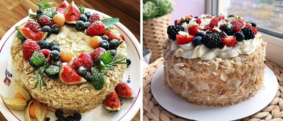 Как украсить торт Наполеон: варианты оформления десерта