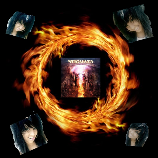В центре - одноименный альбом группы Stigmata. А про девочку - в конце материала.