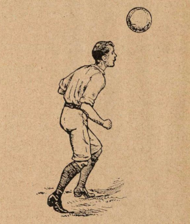 Иллюстрация из книги М. Волкова «Футбол. Английская игра в мяч»