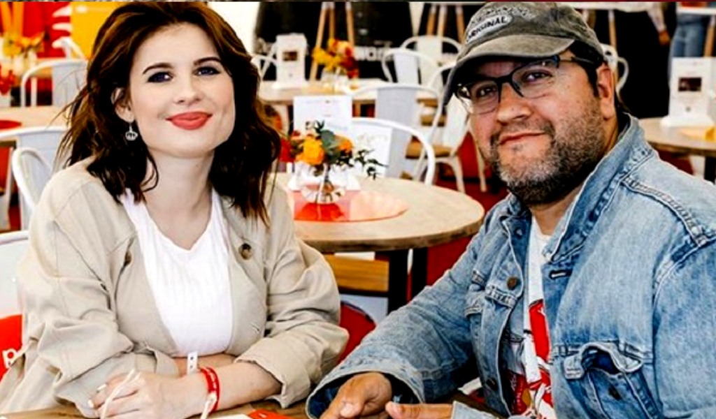 Анна Цуканова-Котт с мужем Александром