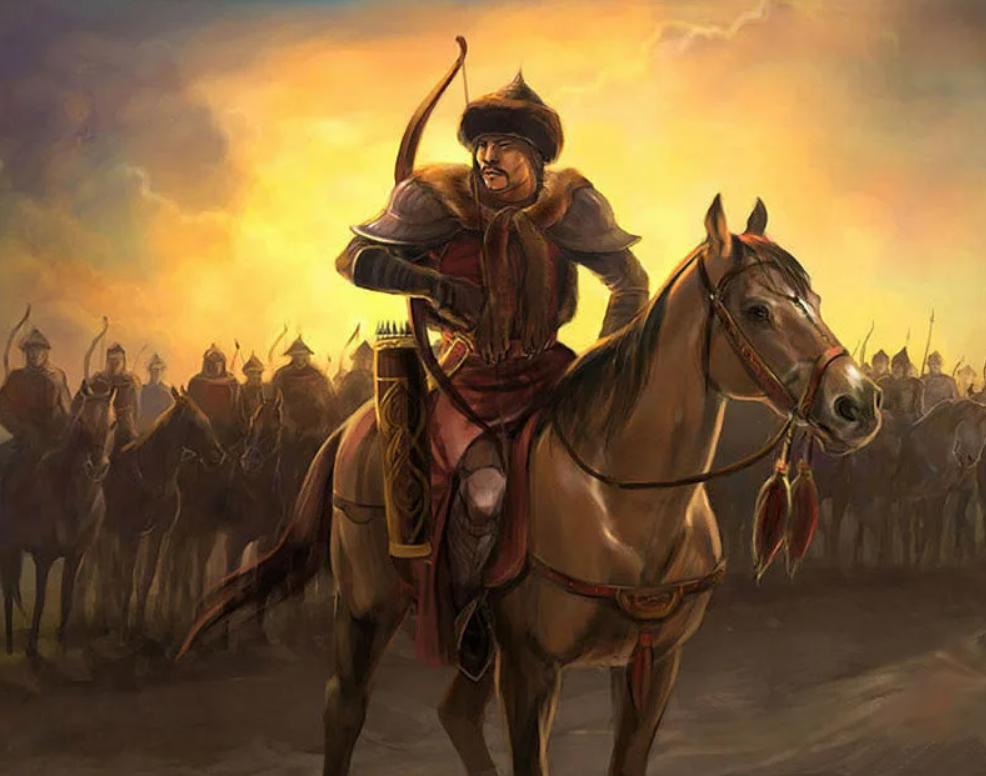 Тюркские ханы. Татаро-монгольский конный лучник. Чингис Хан Золотая Орда. Монгольский воин Чингис-хана арт.