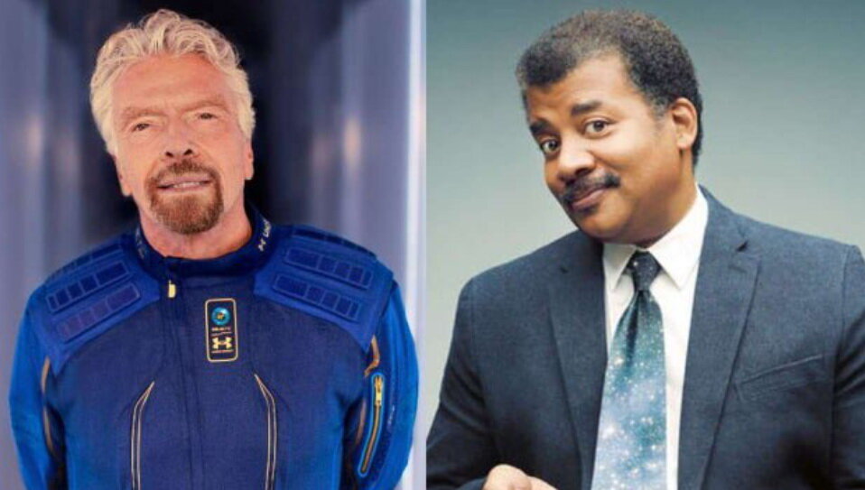 Ричард Брэнсон, Нил Деграсс Тайсон (фото Reddit)