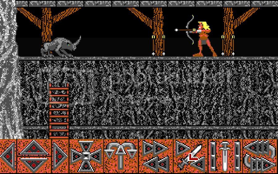 Игра «Barbarian 2» (по мотивам фильма «Конан-варвар») для ZX Spectrum 1989 год