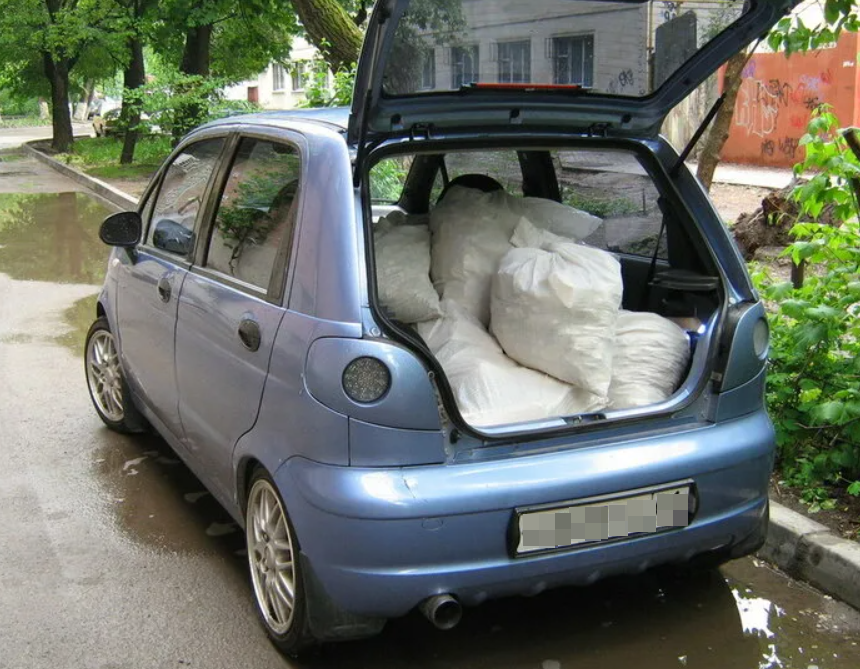 Влезет 10 мешков картофеля