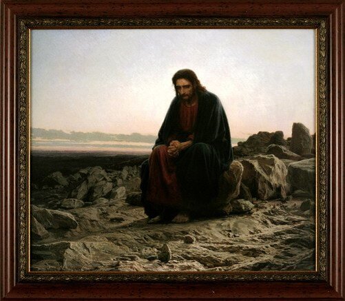 Иван Николаевич Крамской: Христос в пустыне.