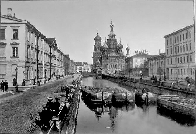 Храм Спаса-на-Крови, Петербург (старое фото)