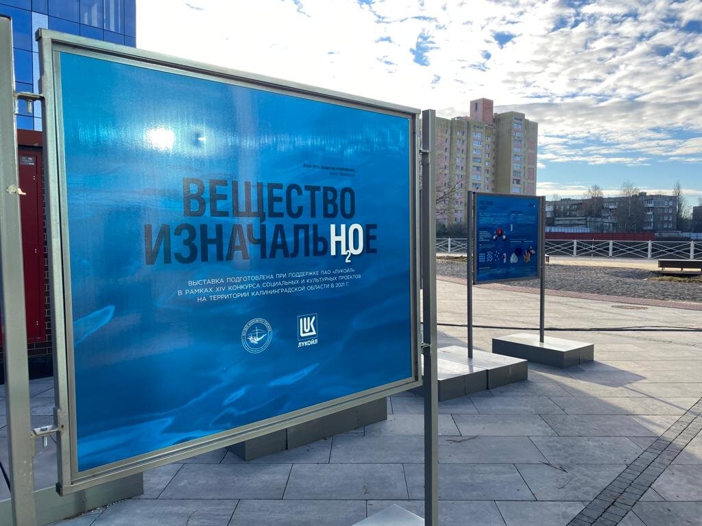 Выставка на территории Музея Мирового Океана