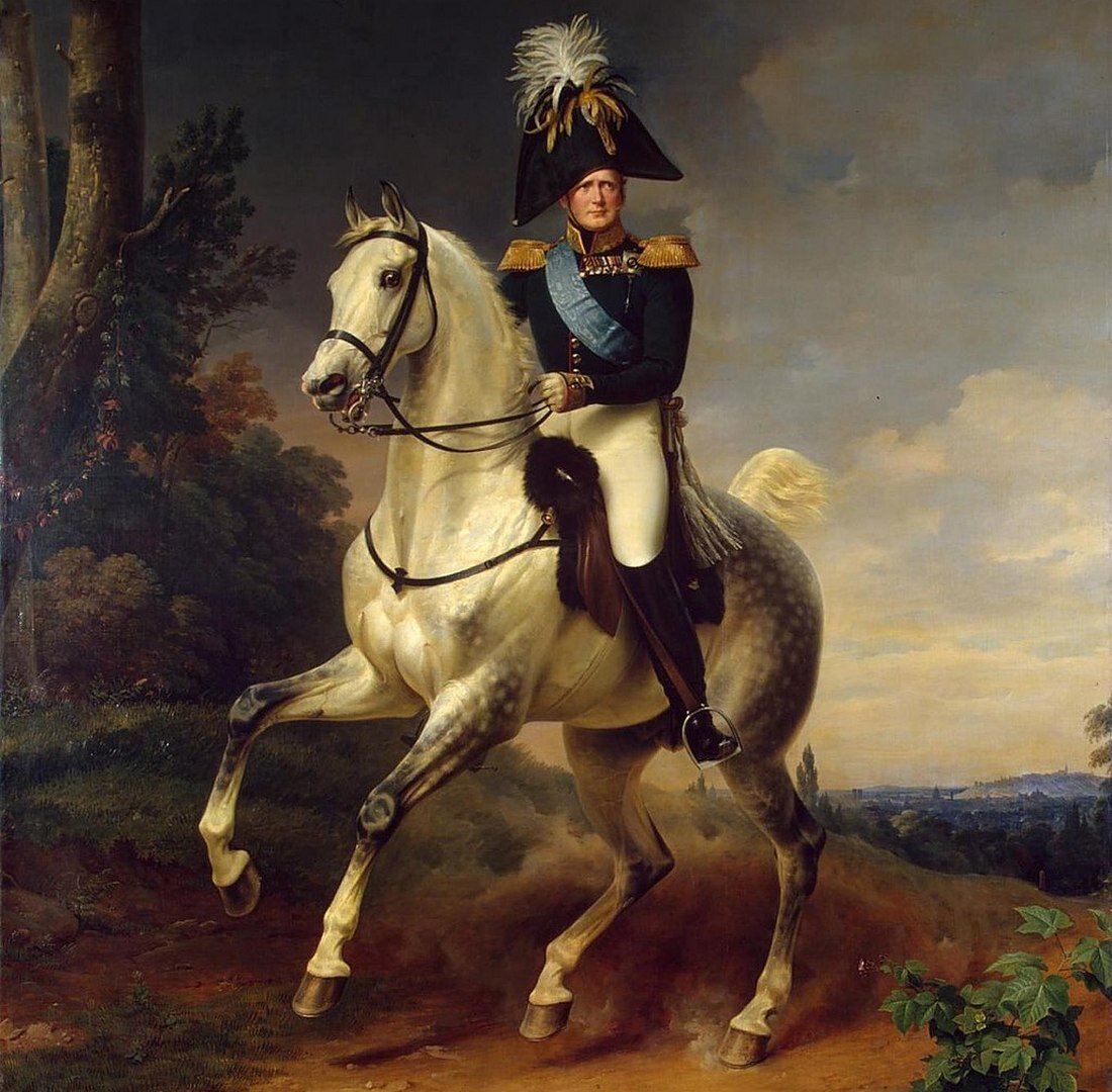 Портрет императора Александра I (1777-1825) верхом на коне. Франц Крюгер, 1837 год. Из собрания Государственного Эрмитажа