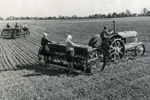 «В десять лет верхом на лошади пас 150 коров.А в двенадцать лет на тракторе ХТЗ обрабатывал кукурузу».